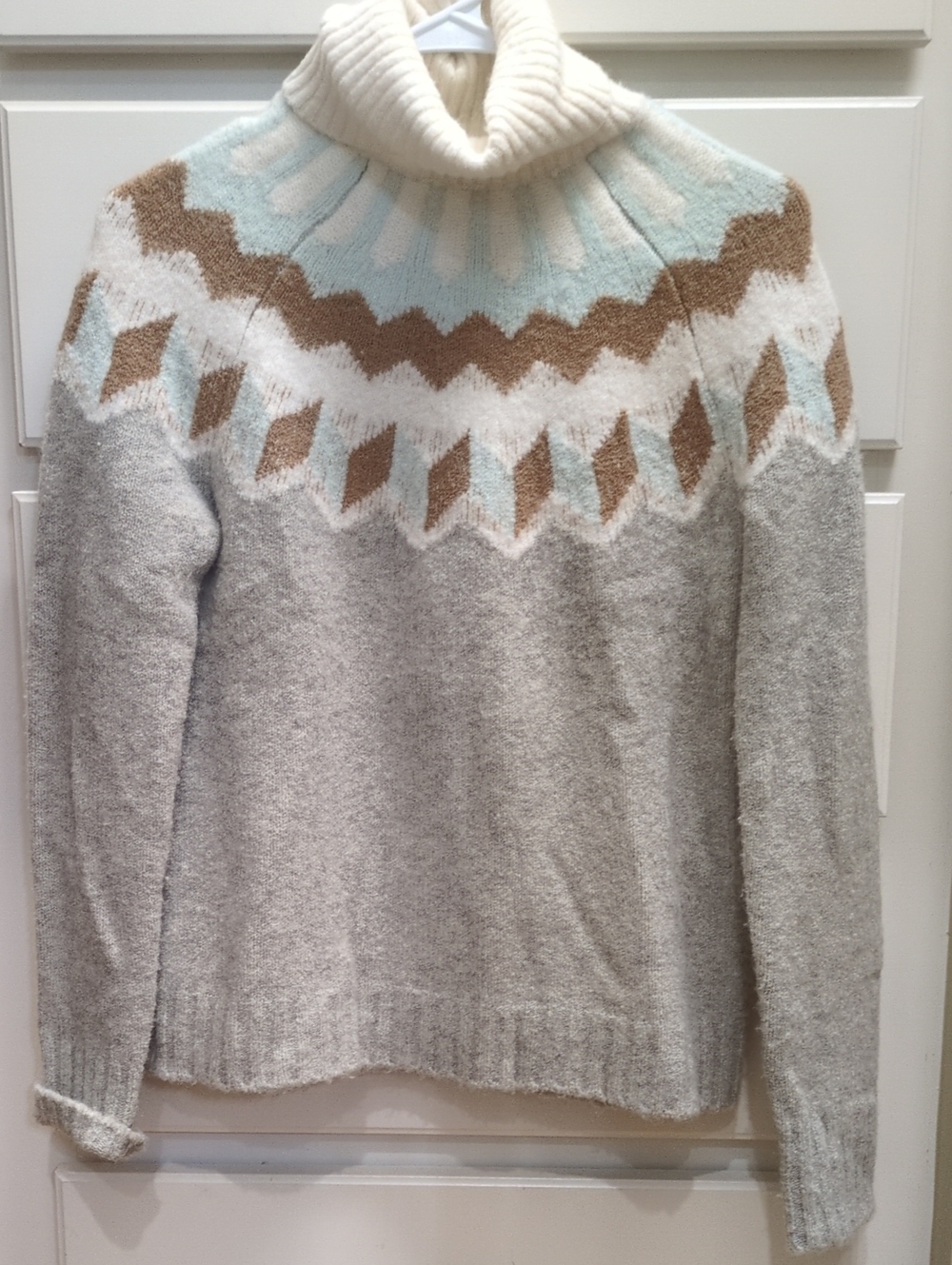 J. Crew | Fair Isle Turtleneck Sweater In Supersoft Yarn Size XXS